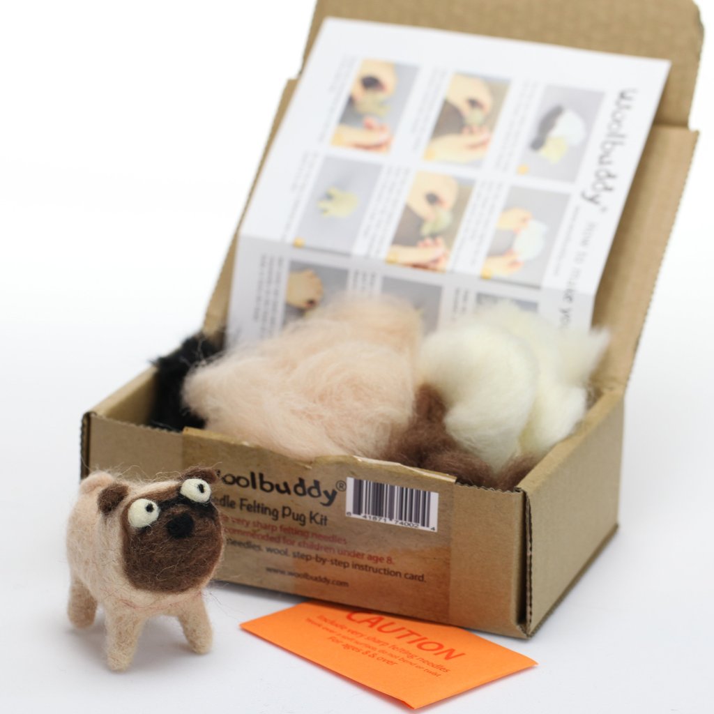 Wholesale Panda Wool Felt Needle Felting Kit with Instructions 